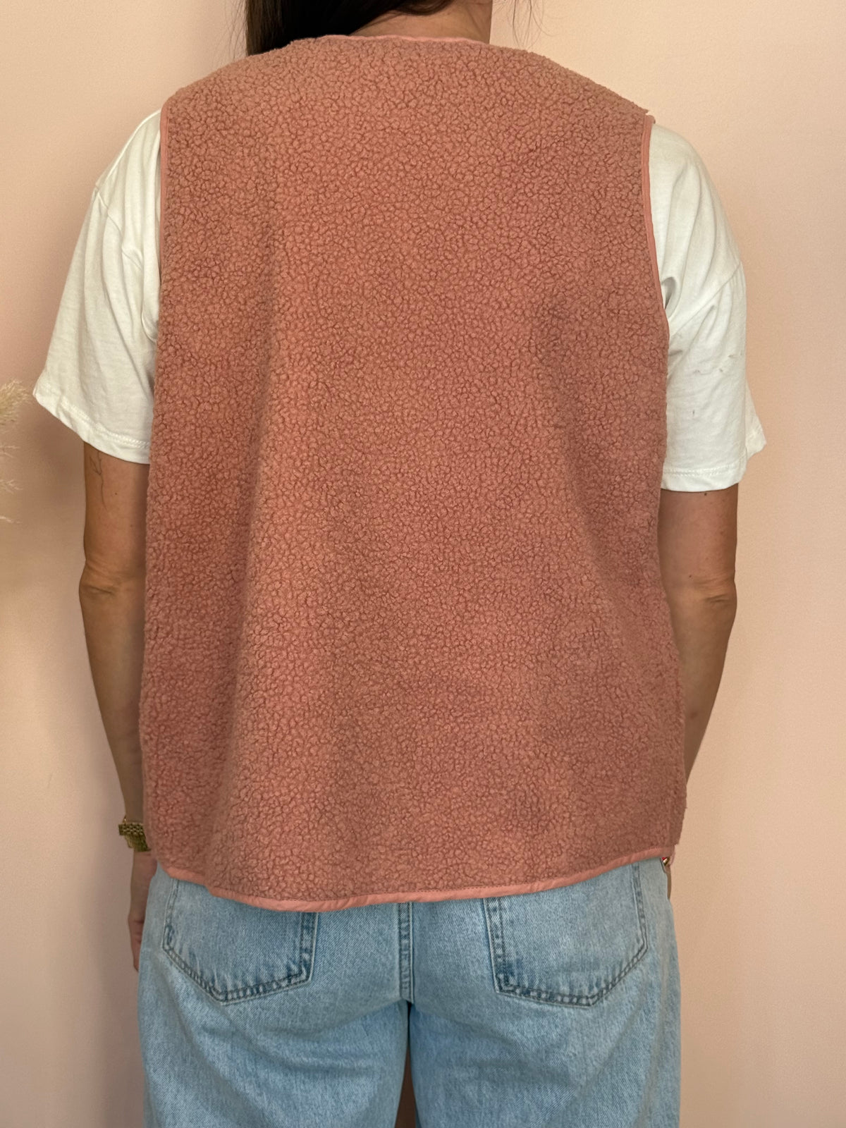 Veste sans manches Rose