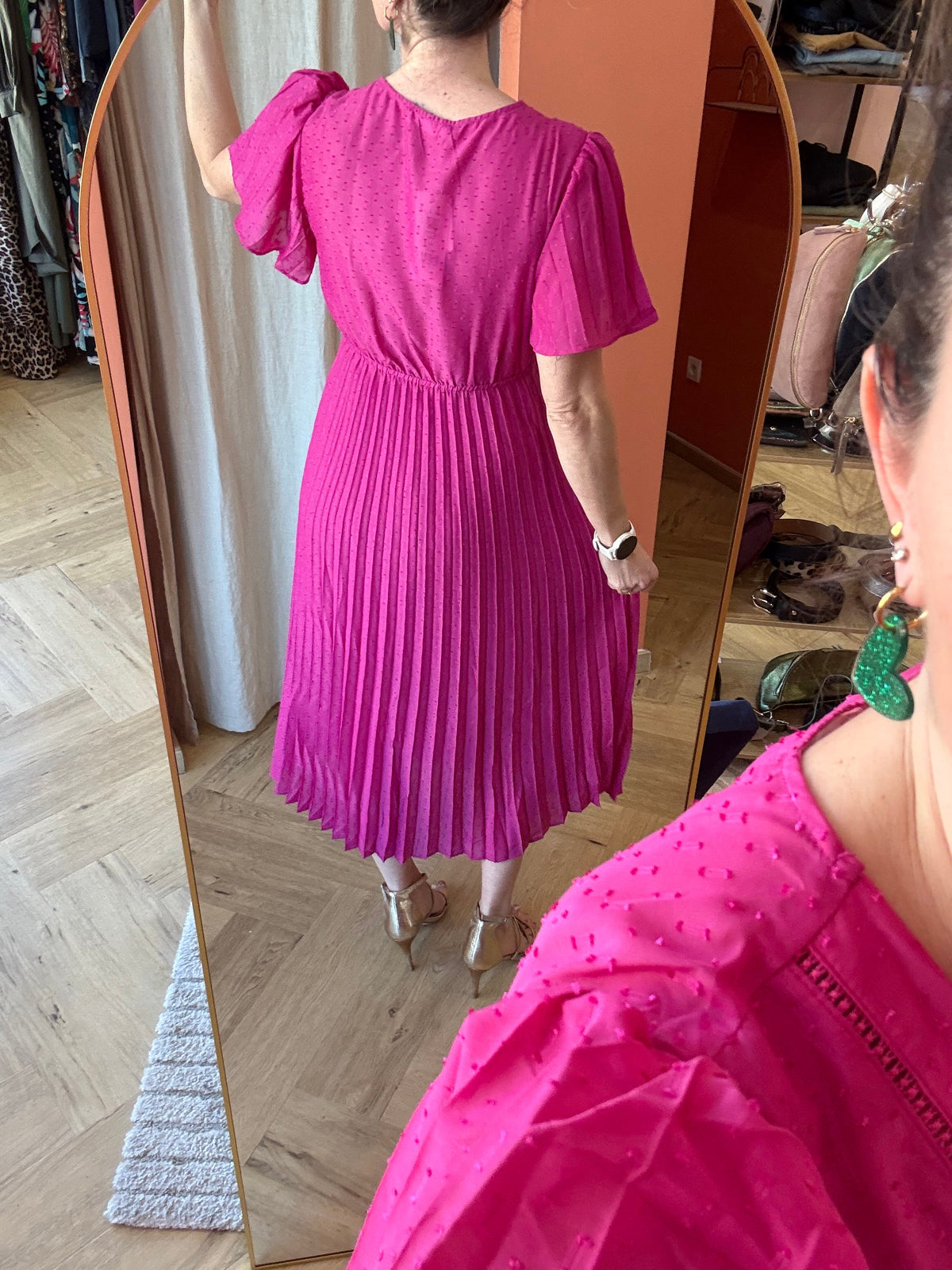Robe de cérémonie fushia