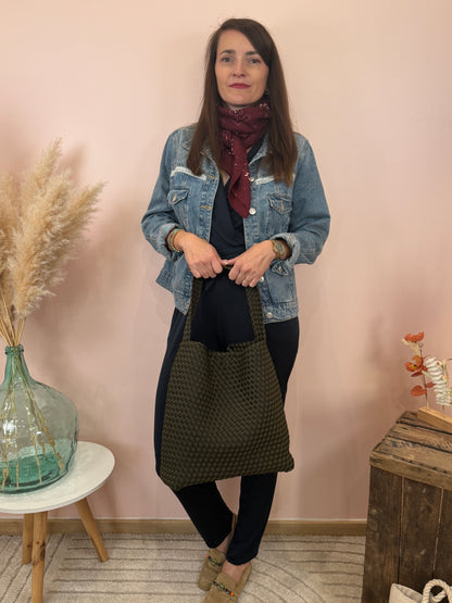 Sac à main tressé