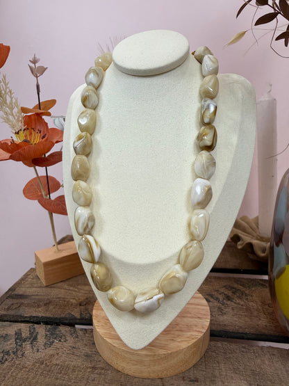 Collier marbré
