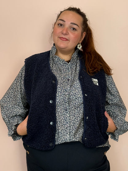 Gilet sans manches marine