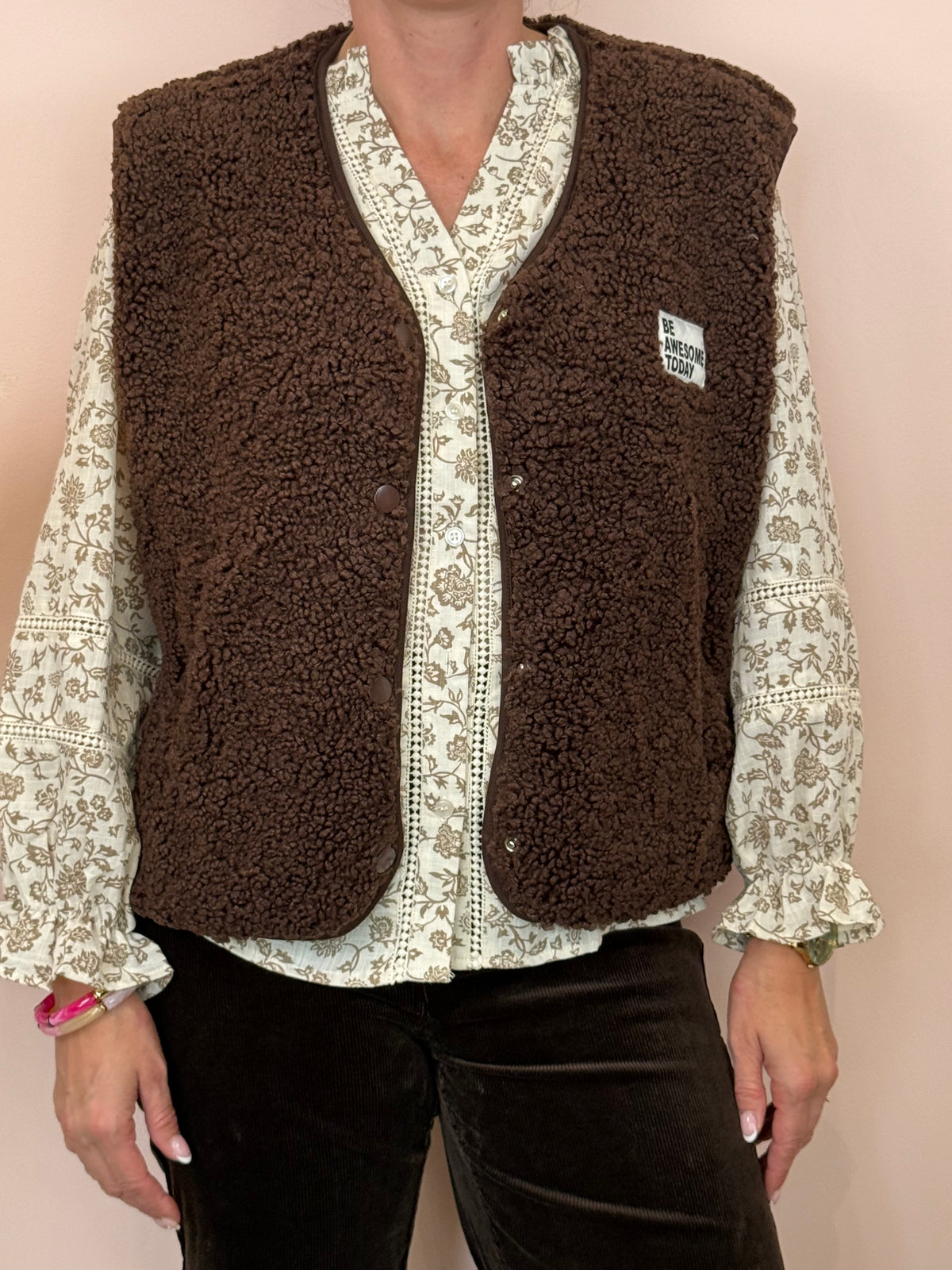 Gilet sans manche choco