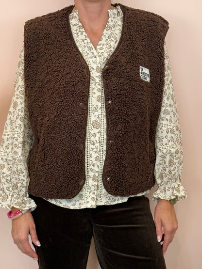 Gilet sans manche choco
