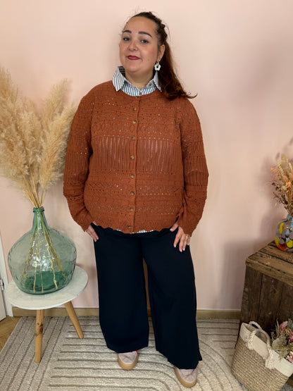 Gilet Camel Curvy