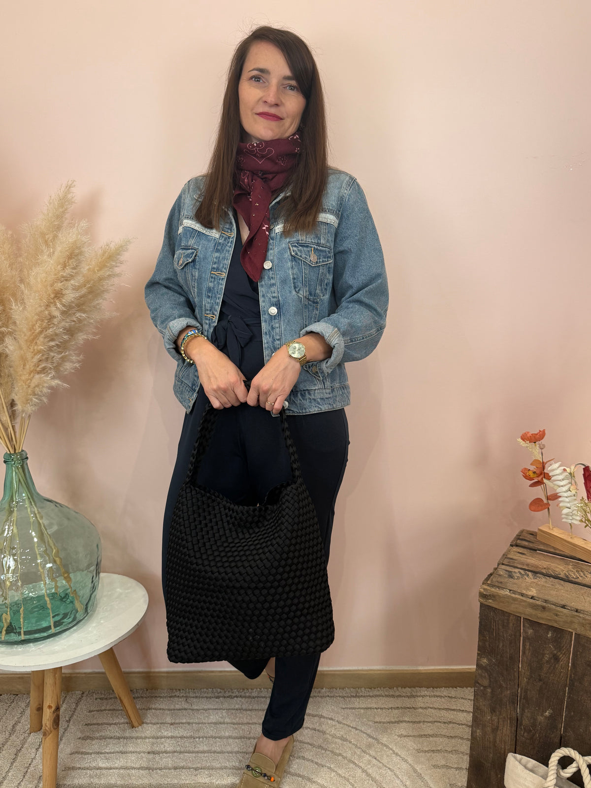 Sac à main tressé