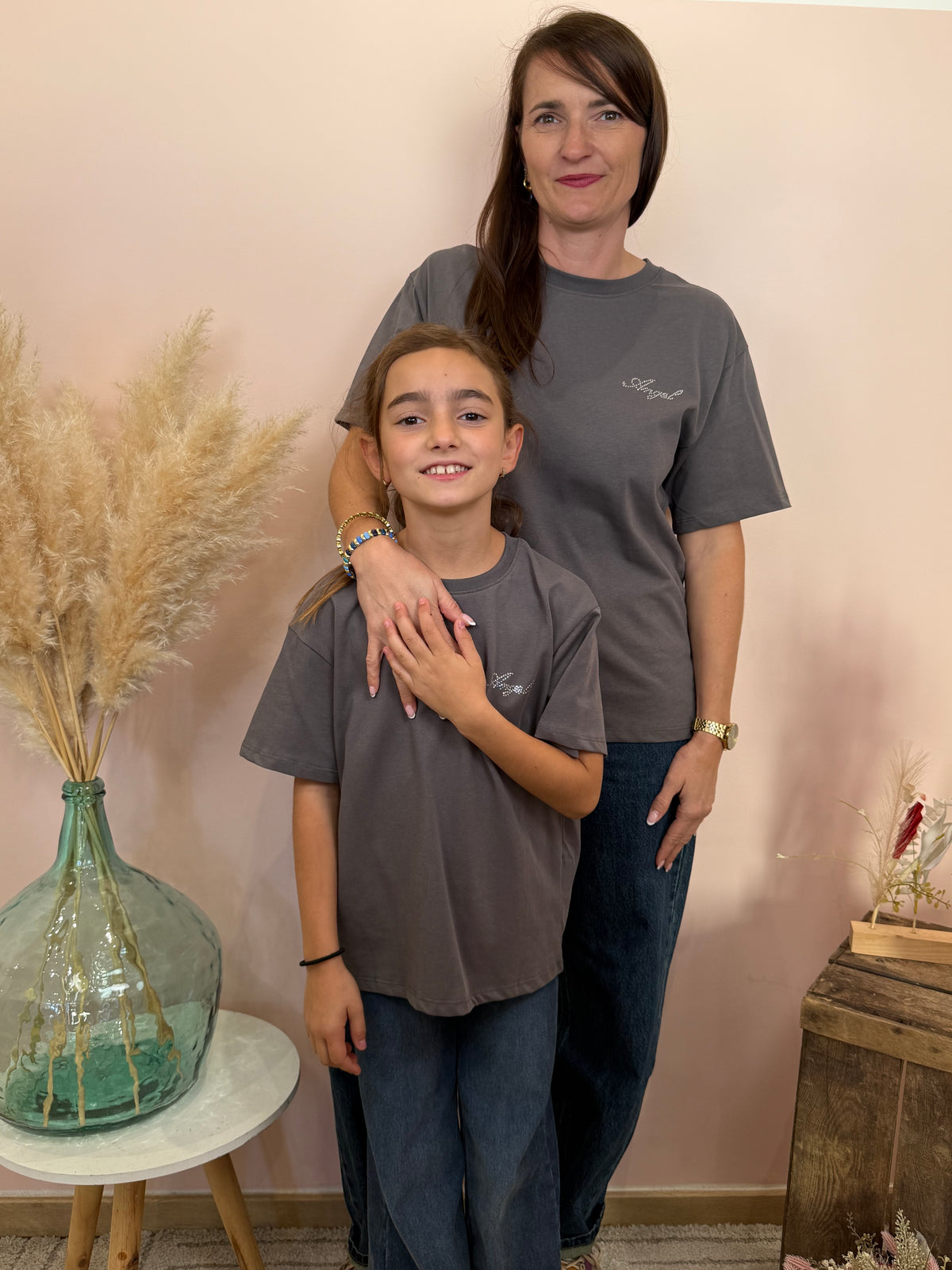 T-shirt Angel gris
