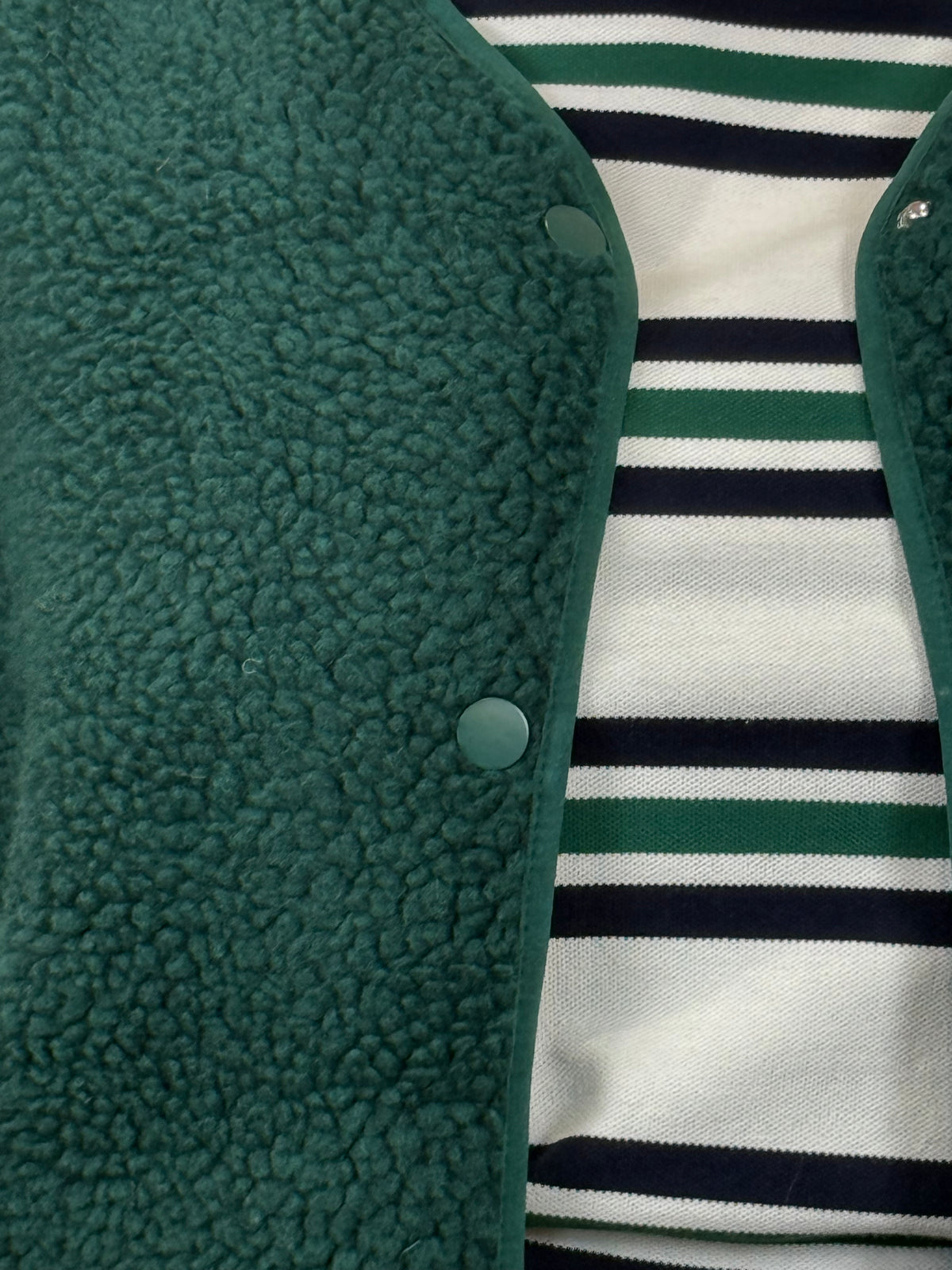 Gilet sans manches vert sapin