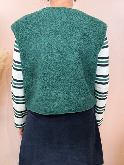 Gilet sans manches vert sapin