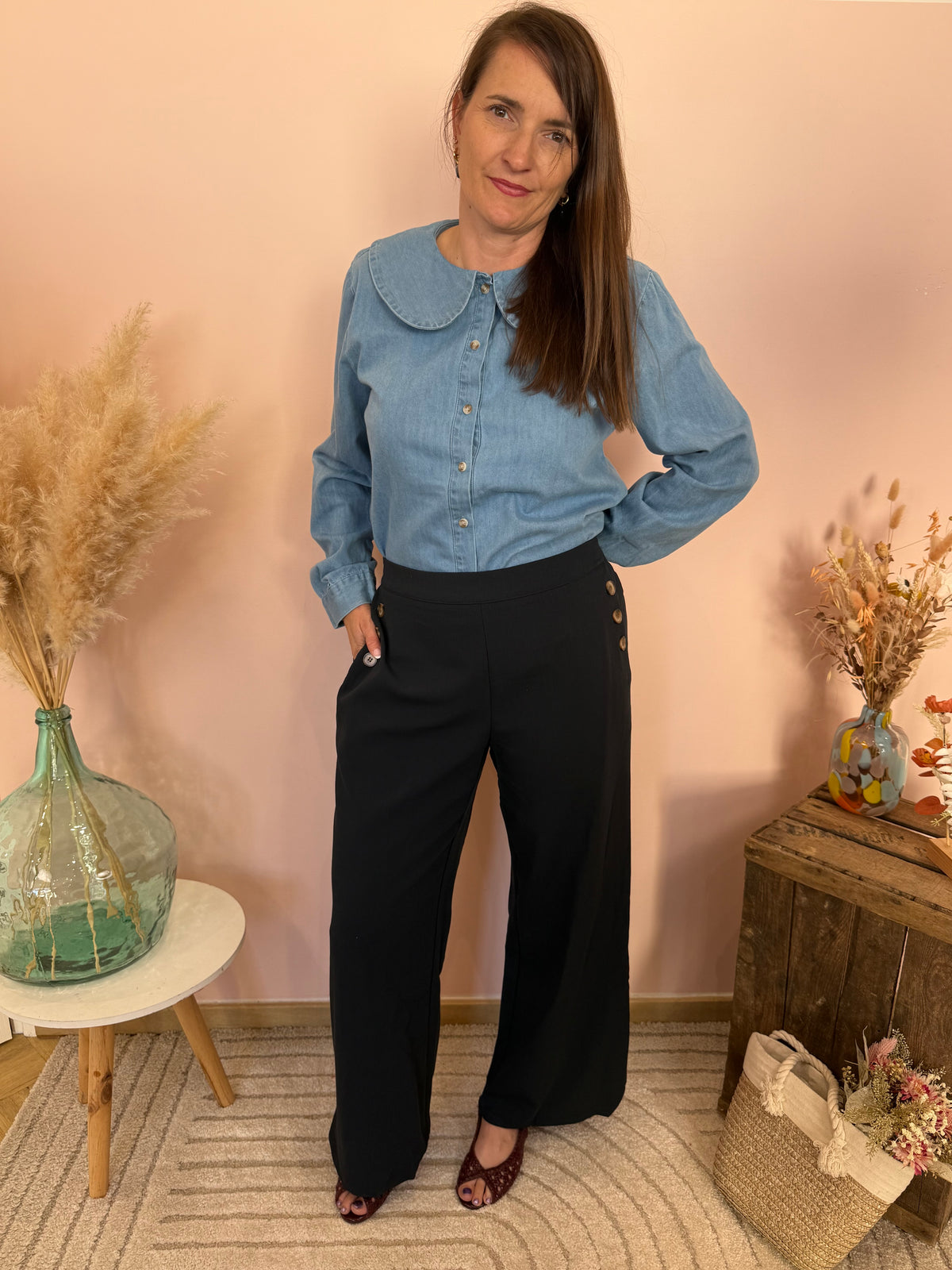 Pantalon à ponts curvy
