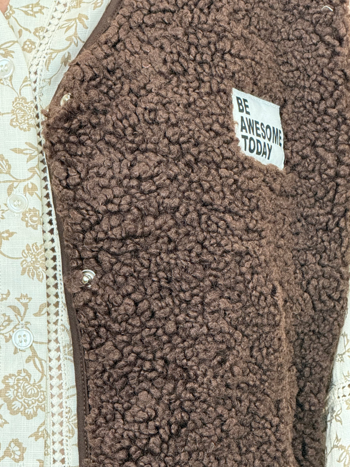 Gilet sans manche choco