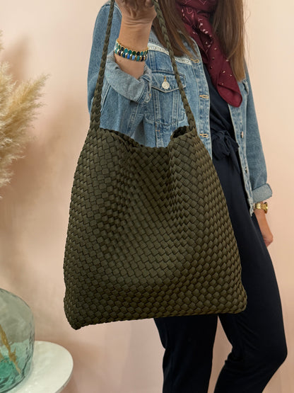 Sac à main tressé