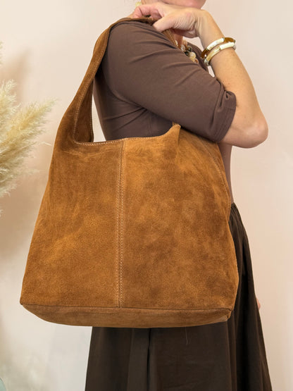 Sac en cuir Camel