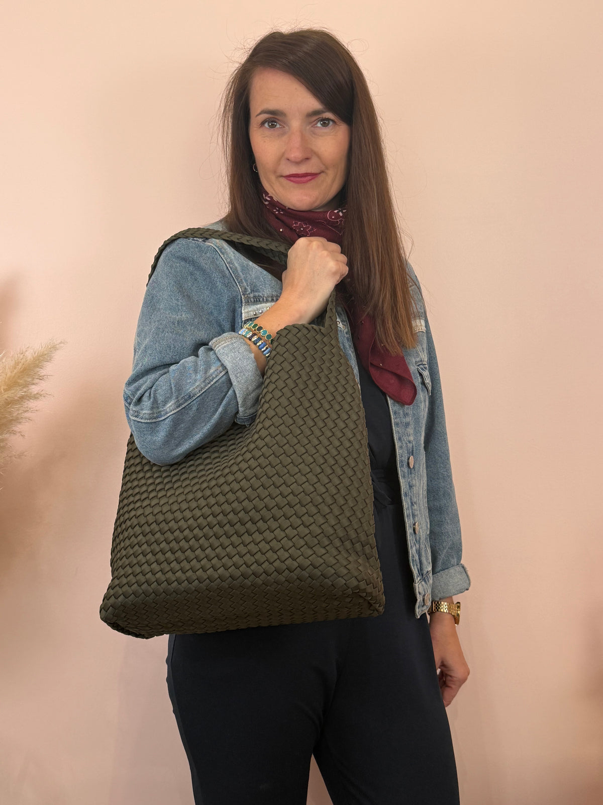 Sac à main tressé
