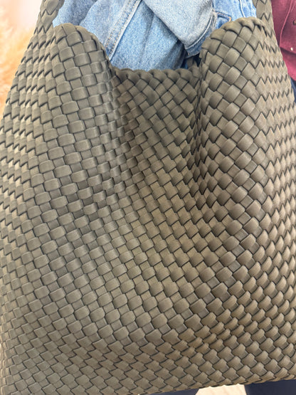 Sac à main tressé