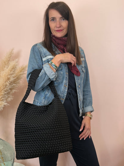 Sac à main tressé