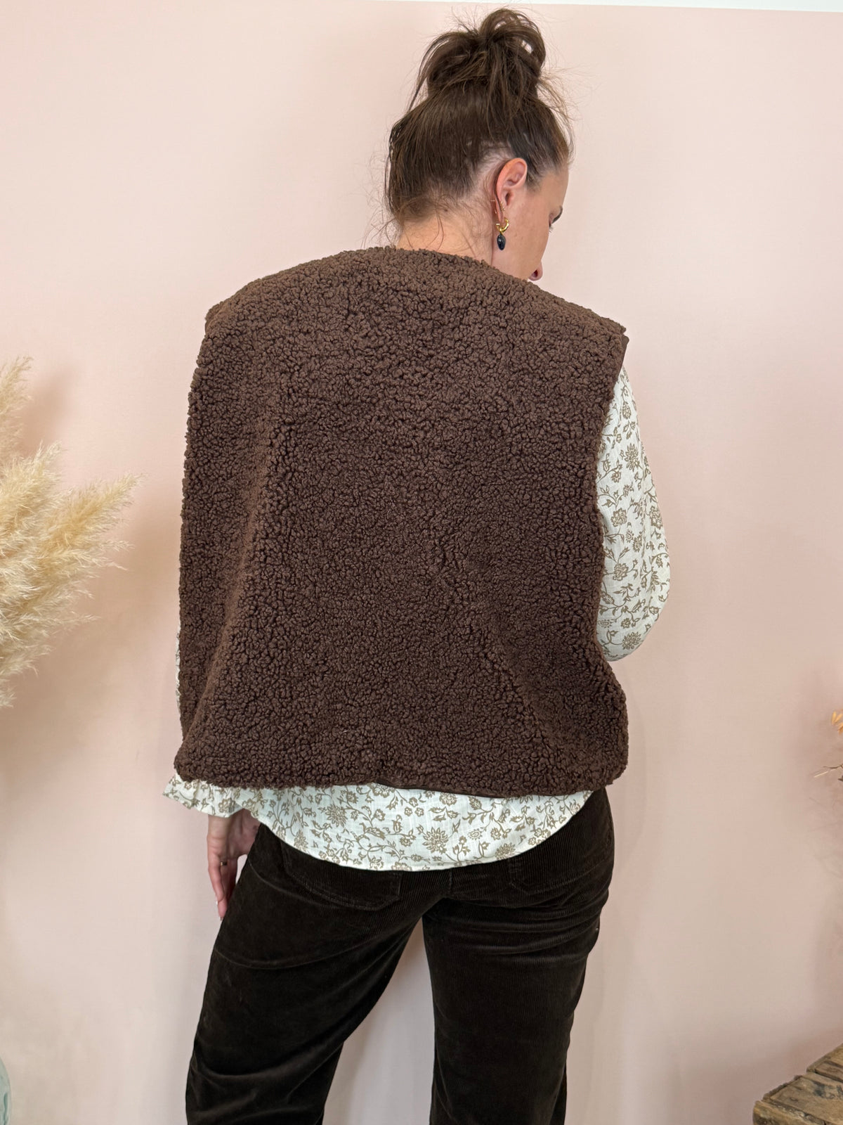Gilet sans manche choco