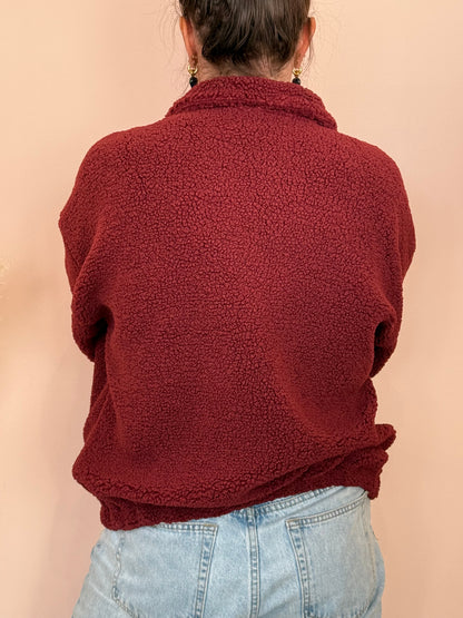 Polaire bordeaux
