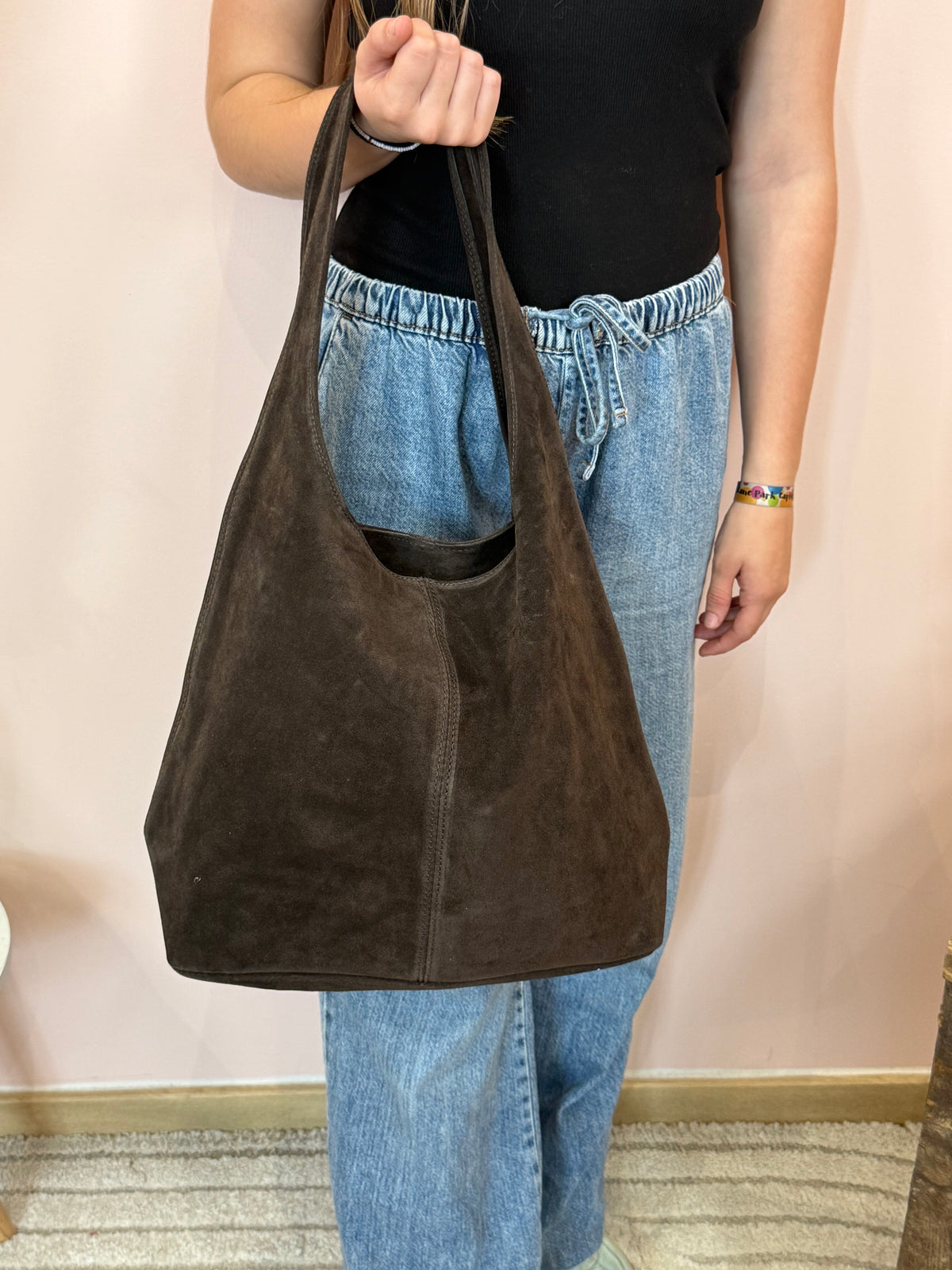 Sac en cuir marron