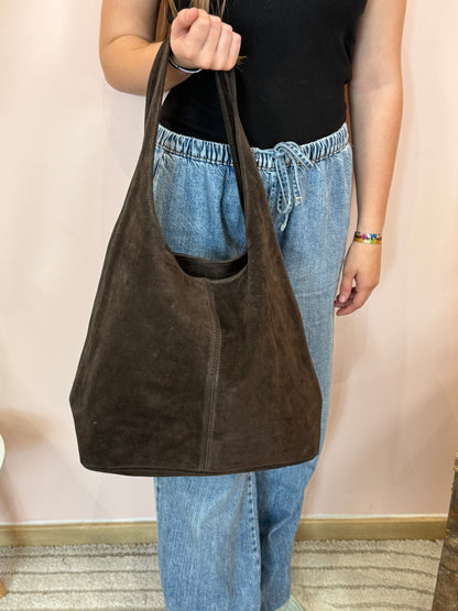 Sac en cuir marron