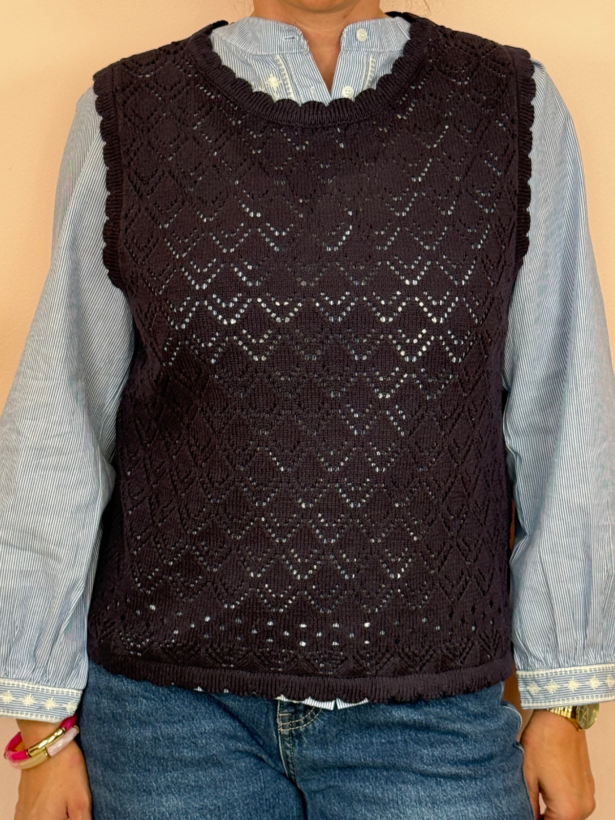 Pull sans manches Doriane