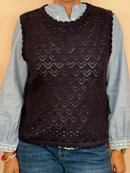 Pull sans manches Doriane