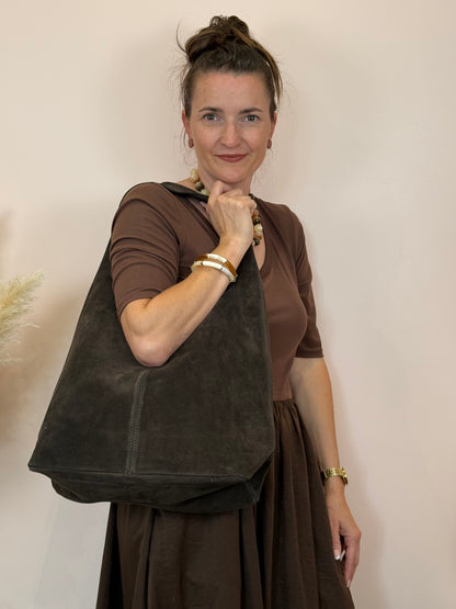 Sac en cuir marron