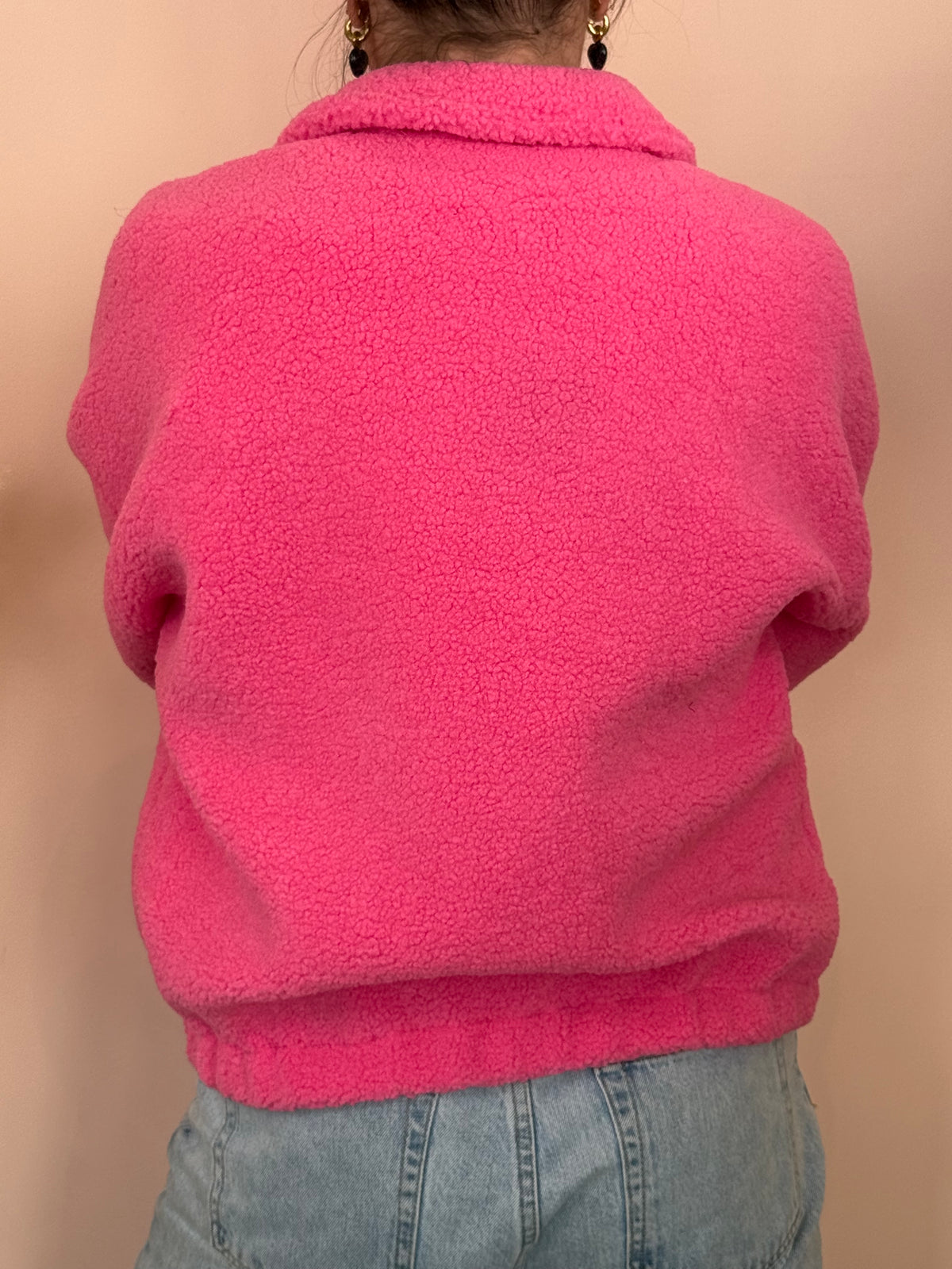 Polaire rose fluo