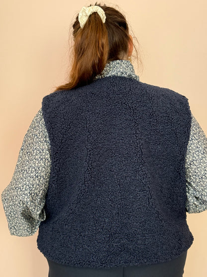 Gilet sans manches marine