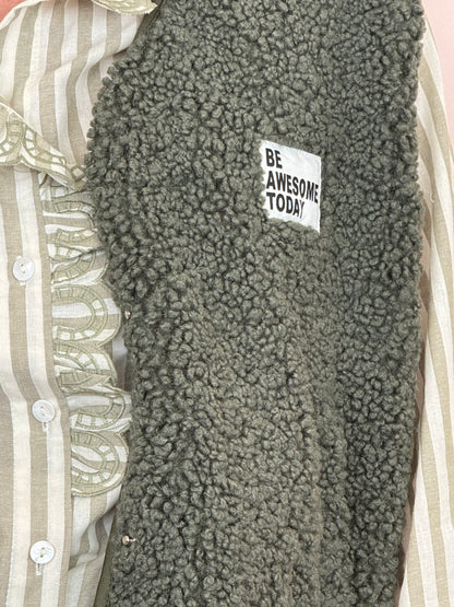 Gilet sans manches kaki