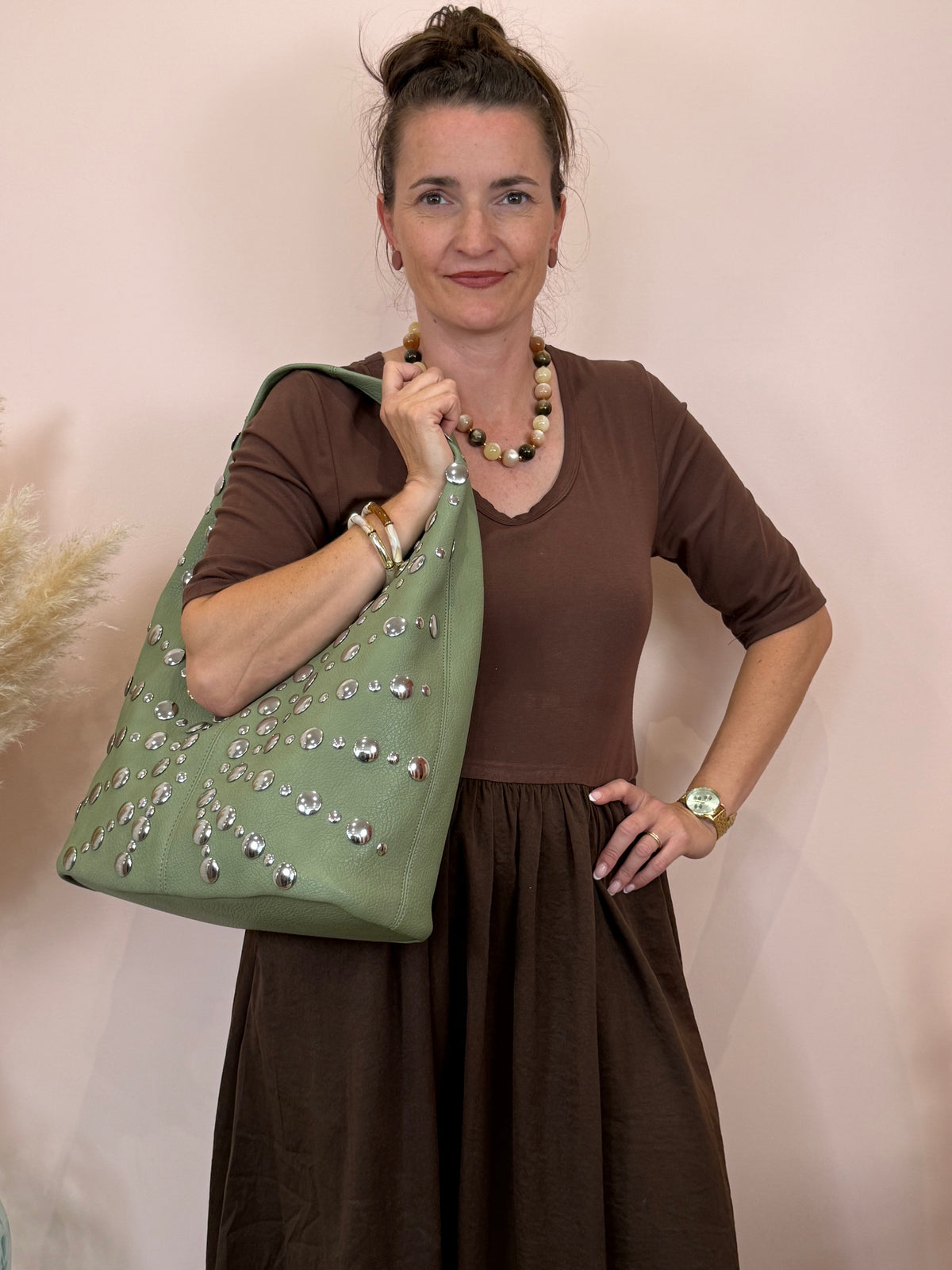 Sac clou vert