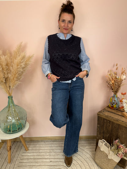 Pull sans manches Doriane