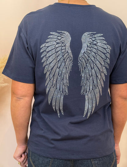 T-shirt Angel bleu