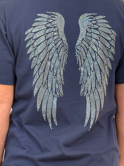 T-shirt Angel bleu