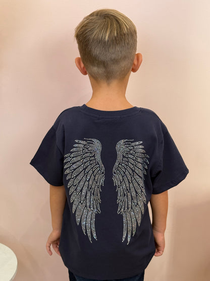 T-shirt Angel bleu