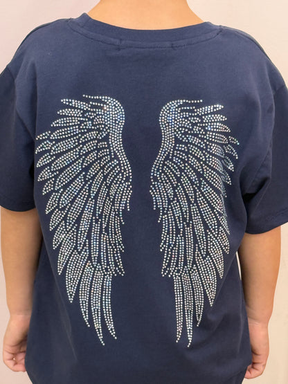 T-shirt Angel bleu