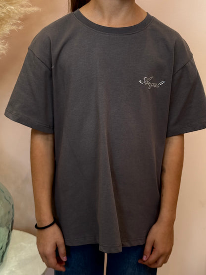T-shirt Angel gris