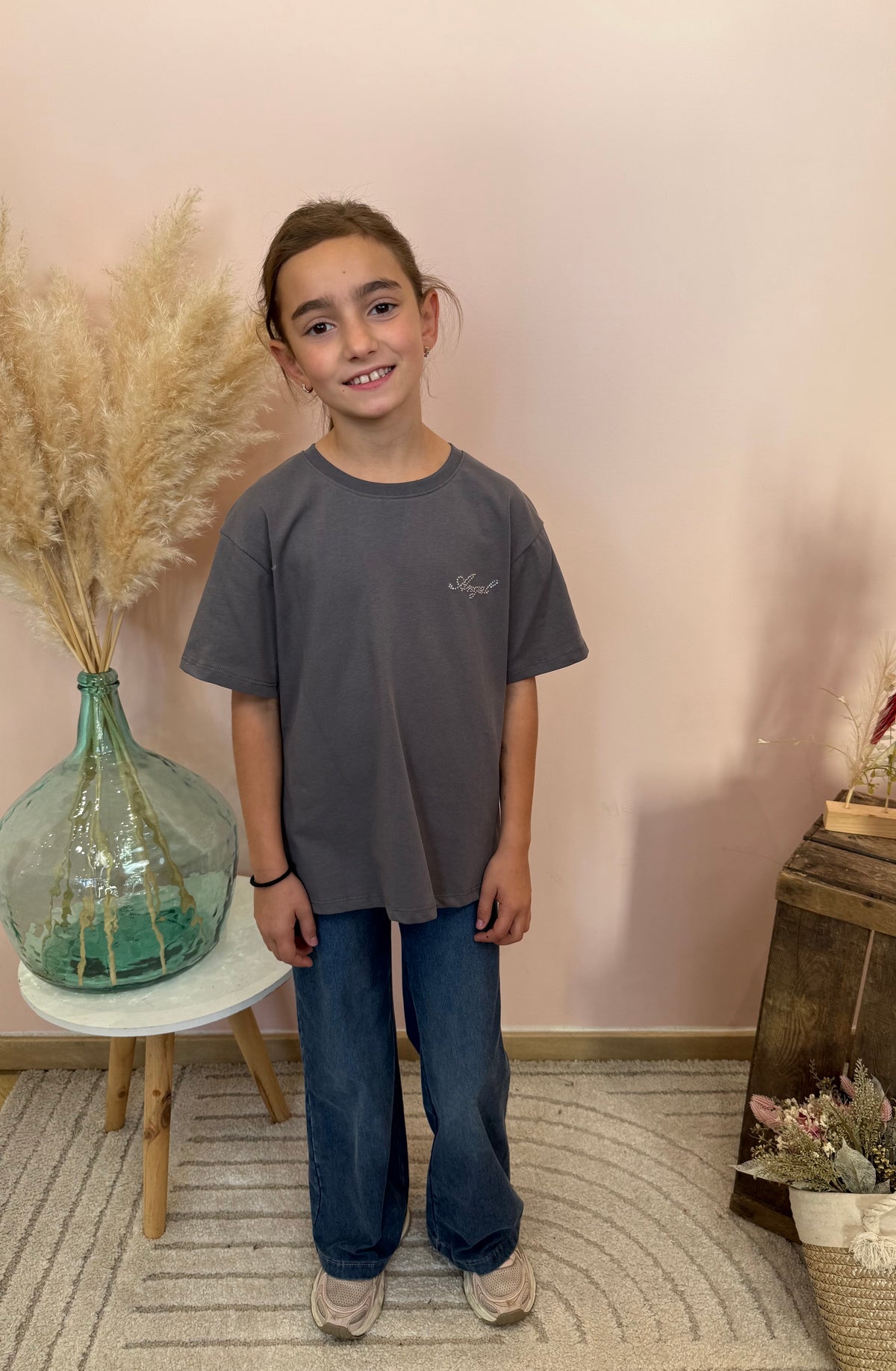 T-shirt Angel gris