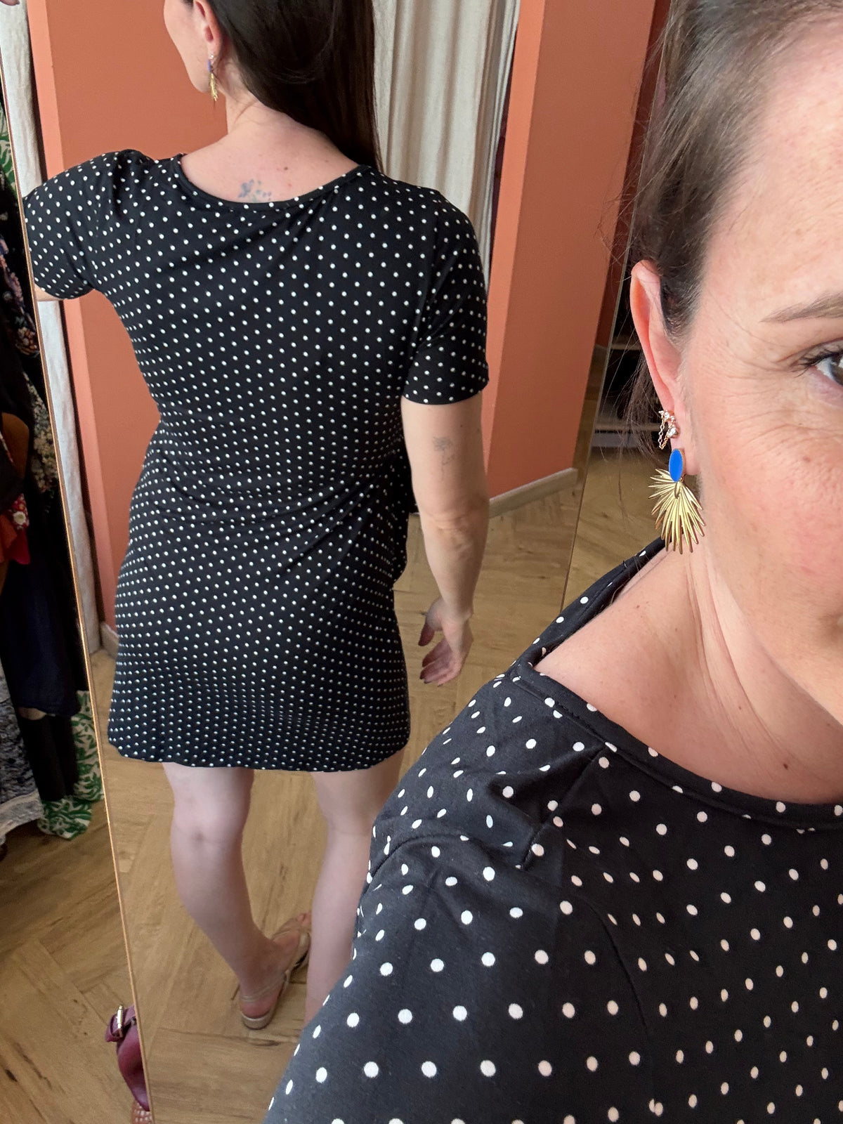 Robe à pois