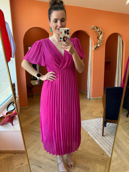 Robe de cérémonie fushia