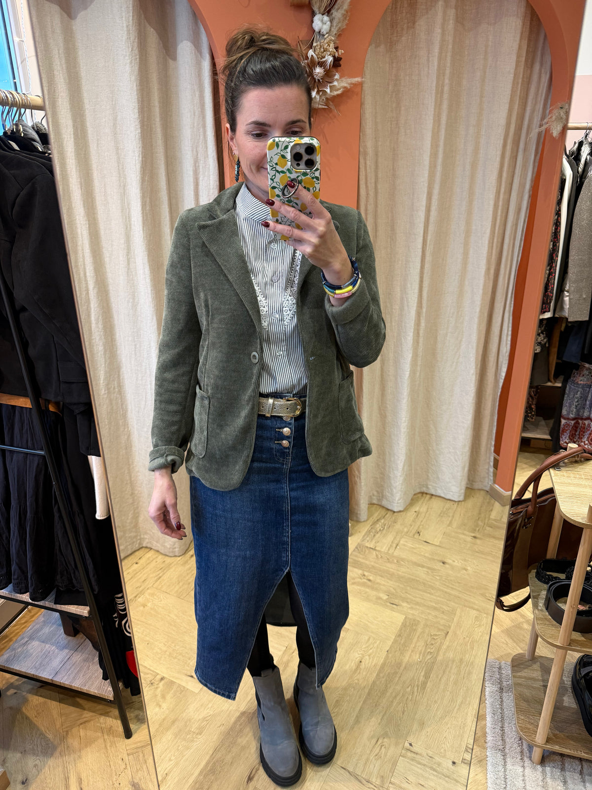 Veste velours