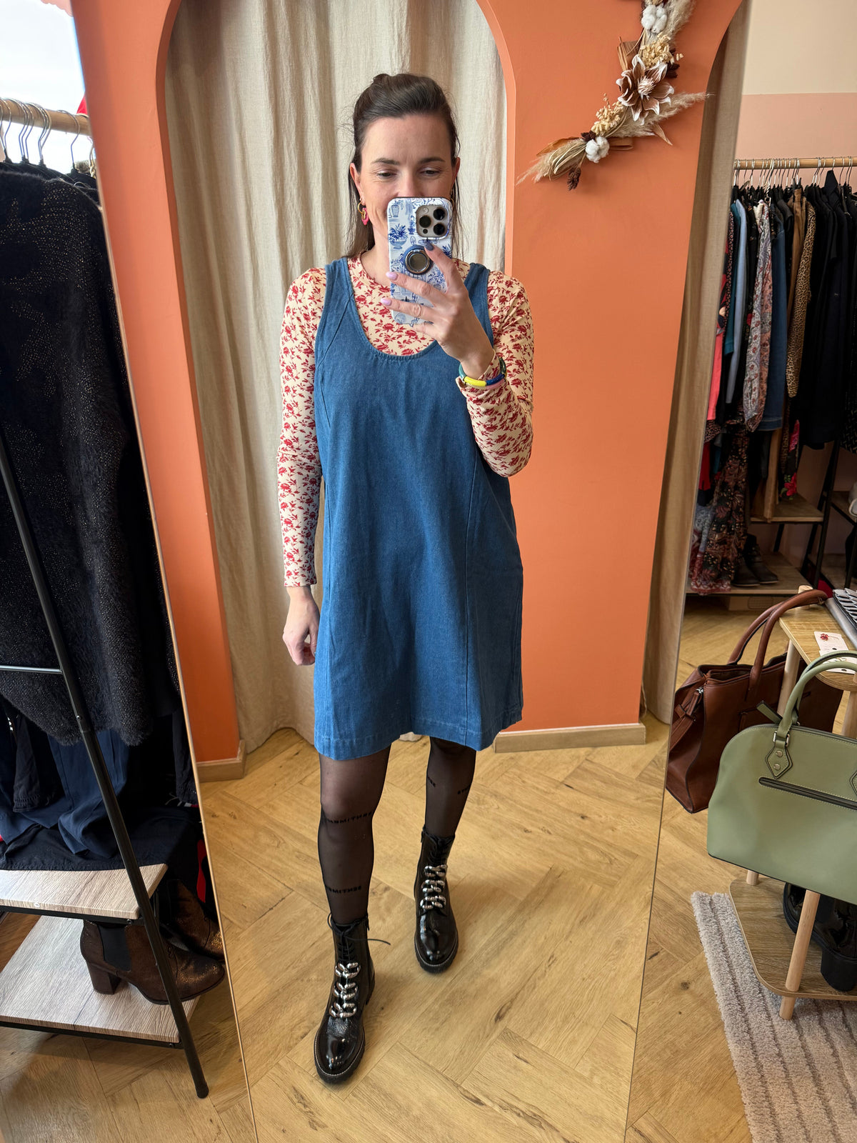 Robe en jeans