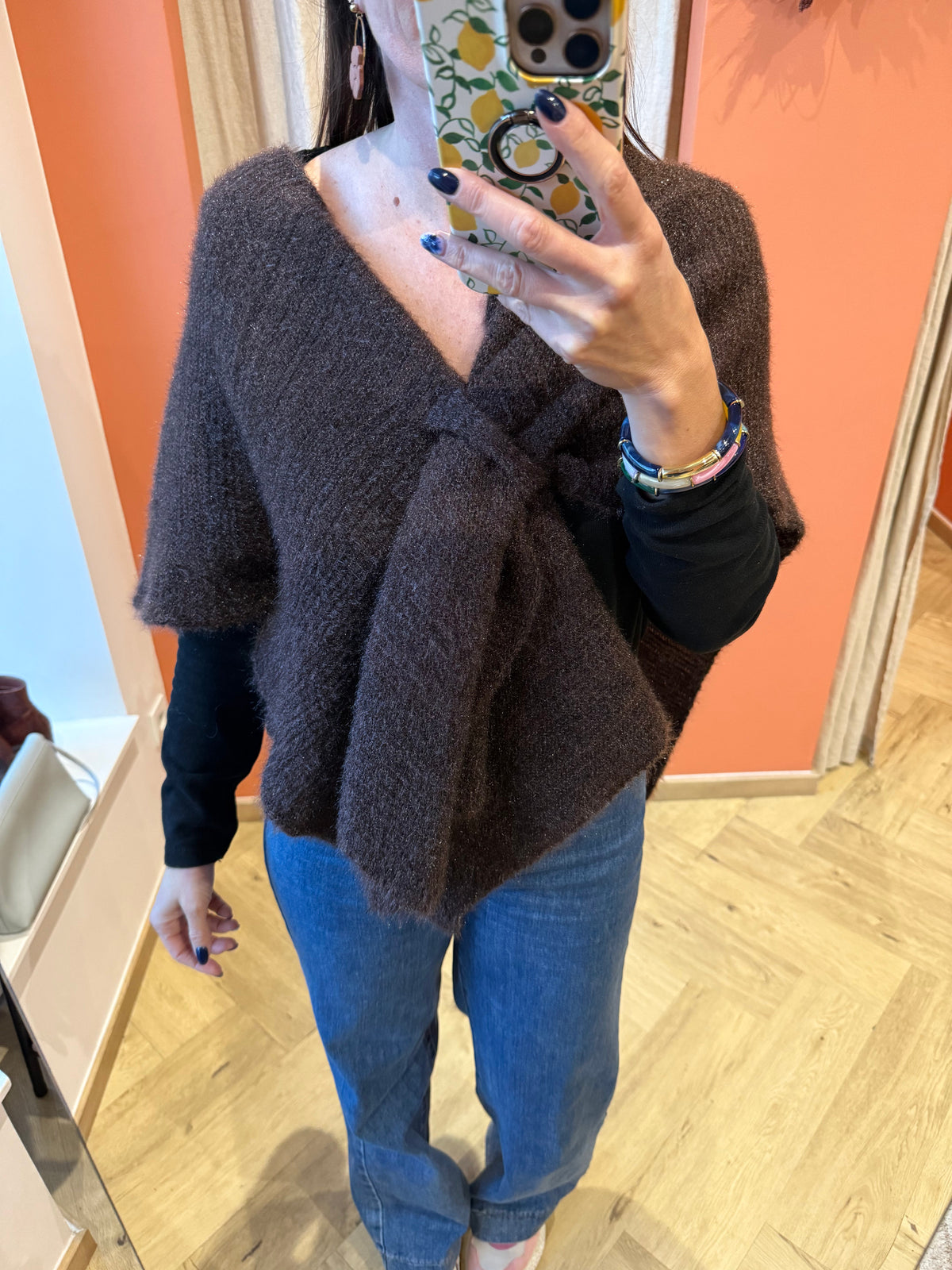 Poncho écharpe