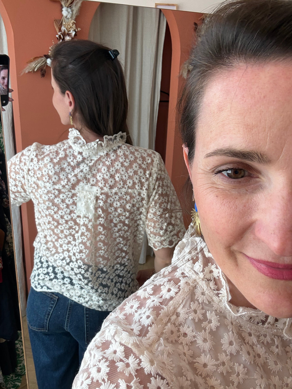 Blouse dentelle