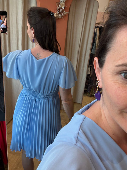 Robe cérémonie bleu ciel
