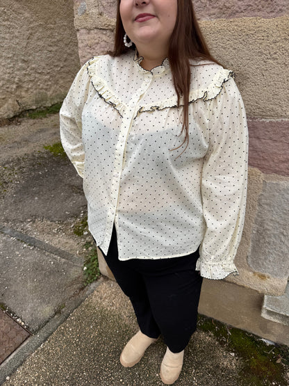 Chemise à volants