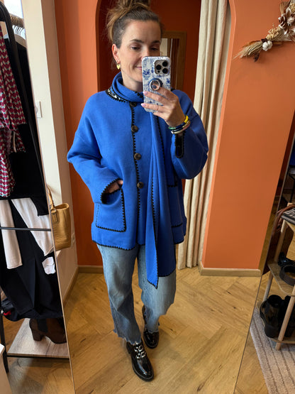Gilet bleu roi