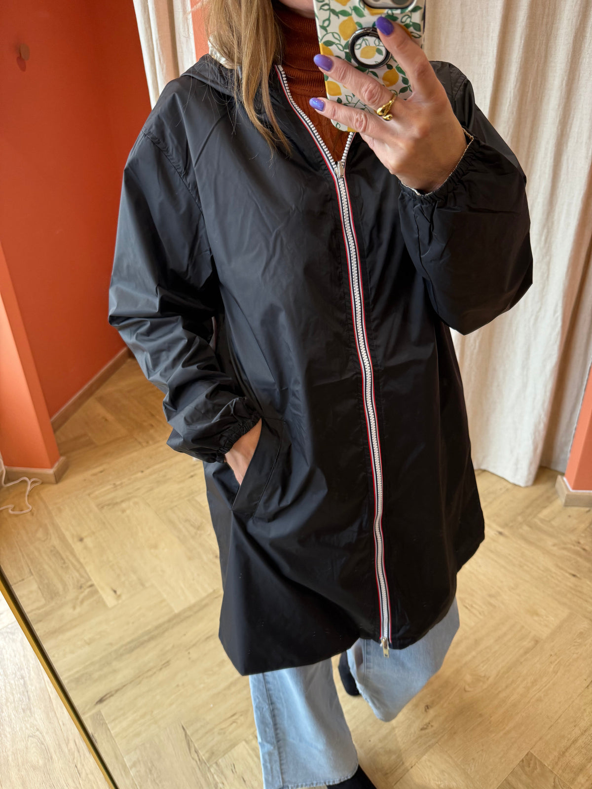 Parka Imperméable mi-longue