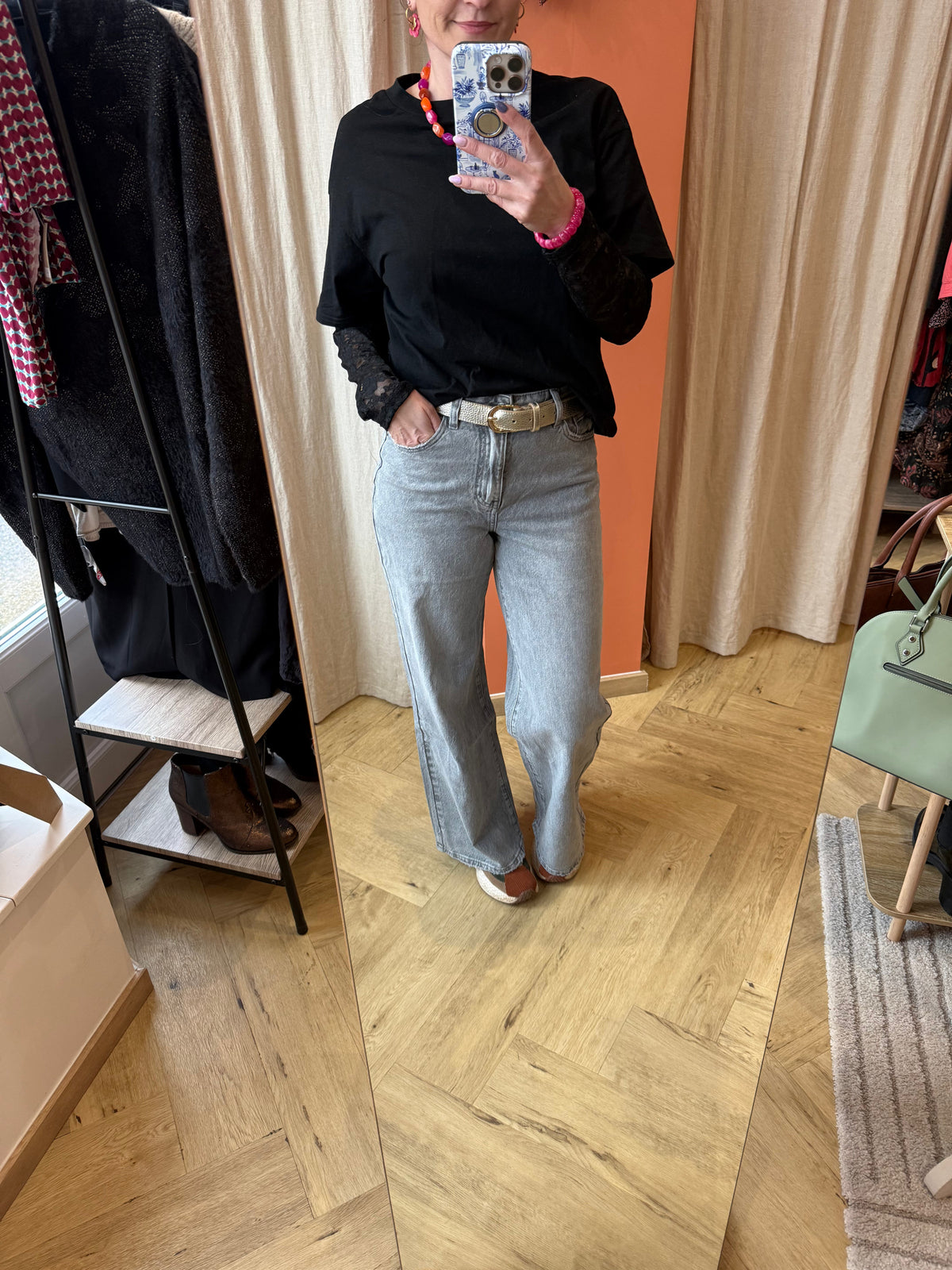 Jeans gris clair