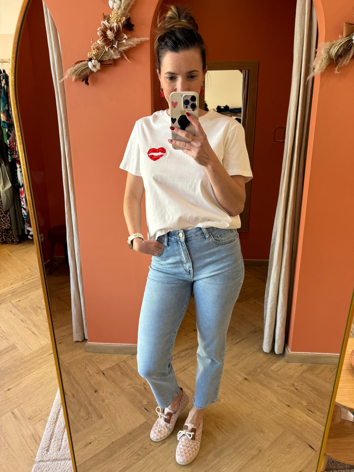 Jeans REDIAL mom bleu clair