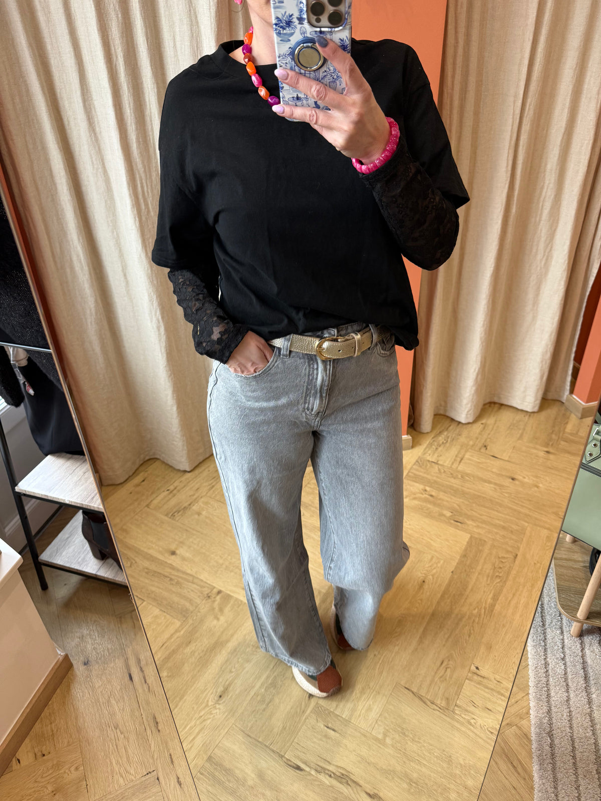 Jeans gris clair